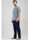 Піжама чоловіча штани футболка короткий рукав Vienetta Secret 000000-1