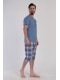 Пижама мужская бриджи футболка короткий рукав Vienetta Secret 010478