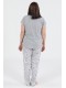 Піжама жіноча штани футболка короткий рукав Vienetta Secret 030164