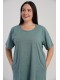 Ночная рубашка женская короткий рукав с карманами Vienetta Secret 090000-3