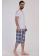 Пижама мужская бриджи футболка короткий рукав Vienetta Secret 000478