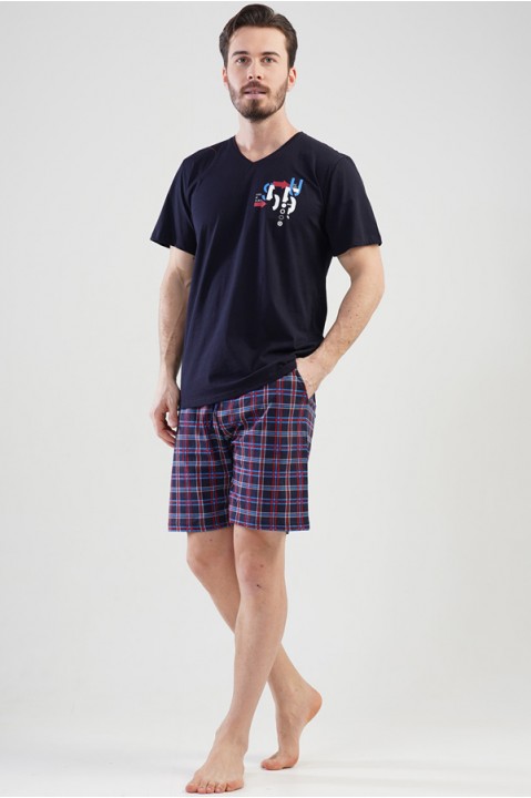 Пижама мужская шорты футболка короткий рукав Vienetta Secret 744957