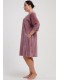Халат жіночий на блискавці 3/4 рукав з кишенями Vienetta Secret 112126