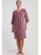 Халат жіночий на блискавці 3/4 рукав з кишенями Vienetta Secret 112126