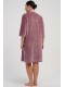 Халат жіночий на блискавці 3/4 рукав з кишенями Vienetta Secret 112126