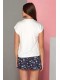 Пижама женская шорты футболка короткий рукав Sevim 11979