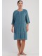 Халат жіночий на блискавці 3/4 рукав з кишенями Vienetta Secret 132126