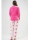 Жіноча піжама штани кофта довгий рукав софт Vienetta Secret 160360