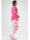 Пижама женская штаны кофта длинный рукав софт Vienetta Secret 160360