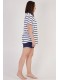 Пижама женская шорты футболка короткий рукав Vienetta Secret 170430