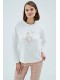 Пижама женская штаны на резинке кофта длинный рукав Sevim 17144