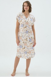 Нічна сорочка жіноча короткий рукав Sevim 17330 Нічна сорочка жіноча короткий рукав Sevim 17330