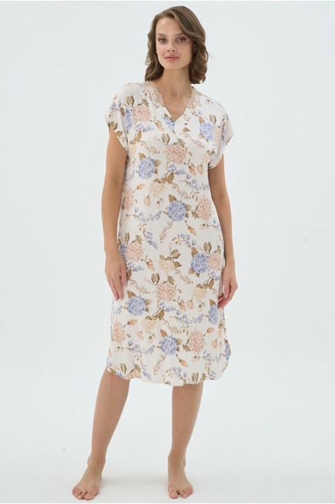 Ночная рубашка женская короткий рукав Sevim 17330