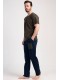 Пижама мужская штаны с карманами футболка короткий рукав Vienetta Secret 193625