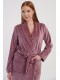 Халат жіночий довгий велюровий рукав на запах з поясом Vienetta Secret 202126