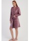 Халат жіночий довгий велюровий рукав на запах з поясом Vienetta Secret 202126