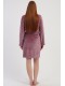 Халат жіночий довгий велюровий рукав на запах з поясом Vienetta Secret 202126