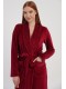 Халат жіночий довгий велюровий рукав на запах з поясом Vienetta Secret 210000-6
