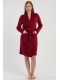 Халат жіночий довгий велюровий рукав на запах з поясом Vienetta Secret 210000-6