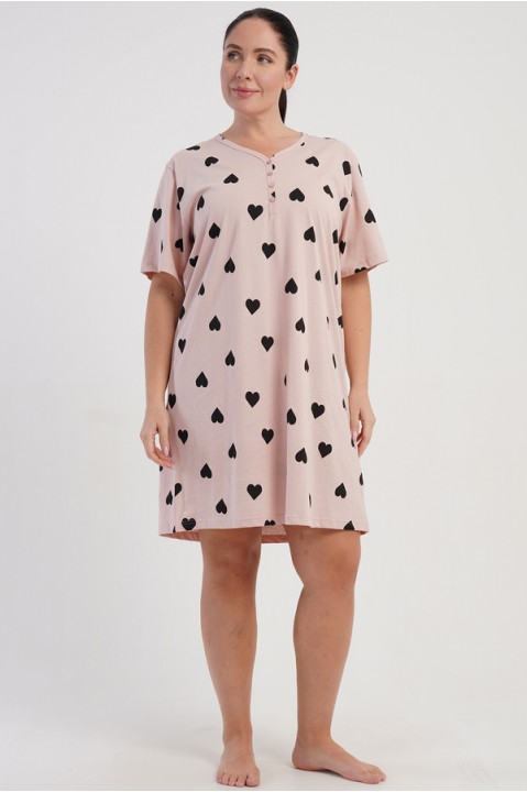 Ночная рубашка женская короткий рукав Vienetta Secret 211549