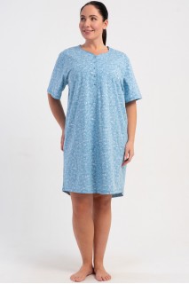 Ночная рубашка женская короткий рукав на пуговицах Vienetta Secret 230111