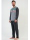 Пижама мужская штаны кофта длинный рукав Vienetta Secret 240000-10