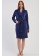 Халат жіночий велюровий довгий рукав на запах із поясом Vienetta Secret 242126