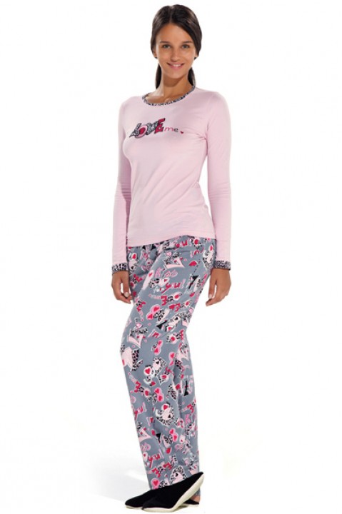 Пижама женская брюки длинный рукав Hays 2074
