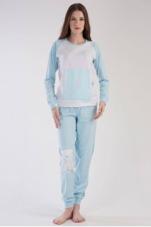 Пижама женская штаны кофта длинный рукав Vienetta Secret 270000-11