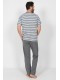 Пижама мужская штаны футболка короткий рукав Gazzaz 300000-8
