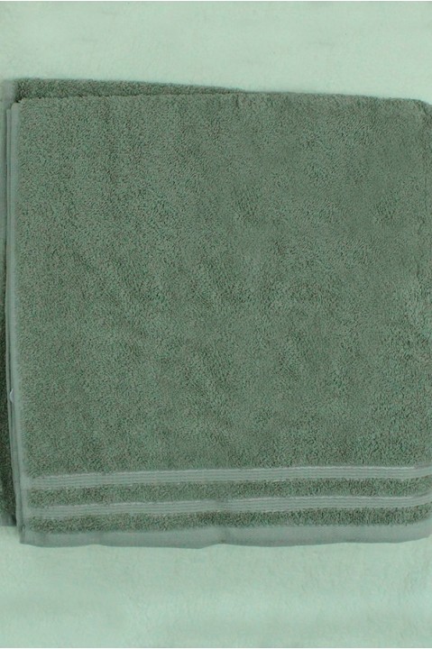 Рушник для ванної махровий 70x140 оливковий Casabel Mixa Stone