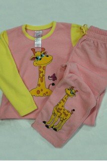 Пижама для девочки махровая брюки кофта длинный рукав 5-6 лет Vienetta Secret ch12