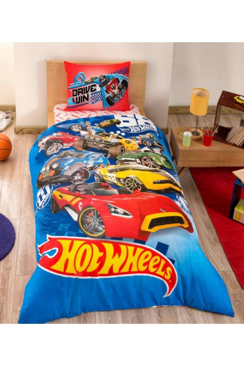 Комплект дитячої постільної білизни TAC Hot wheels