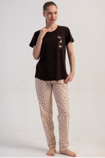 Пижама женская штаны футболка короткий рукав Vienetta Secret 360209