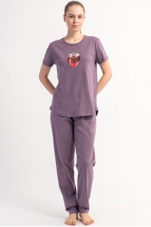 Піжама жіноча штани футболка короткий рукав Vienetta Secret 390000-2