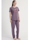 Піжама жіноча штани футболка короткий рукав Vienetta Secret 390000-2