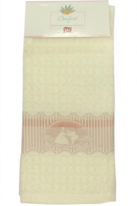 Рушник кухонний 2 в 1 Jakar 40x60 TAC Ecru01