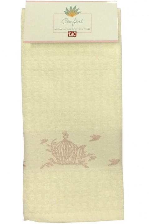 Рушник кухонний 2 в 1 Jakar 40x60 TAC Ecru04