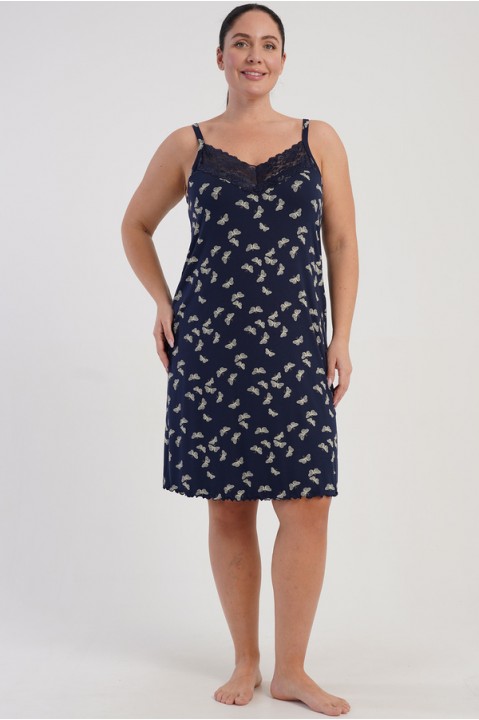 Ночная рубашка женская на бретелях Vienetta Secret 400043