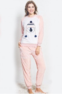 Пижама женская брюки кофта длинный рукав софт Vienetta Secret 913441