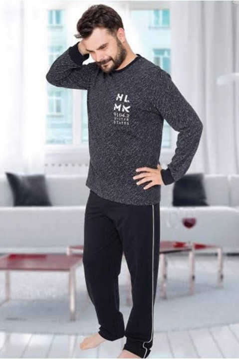 Піжама чоловіча брюки кофта довгий рукав Hallmark 39473