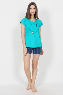 Пижама женская шорты футболка короткий рукав Vienetta Secret 463350