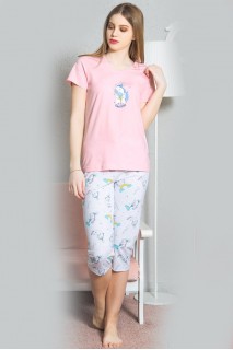 Пижама женская капри футболка короткий рукав Vienetta Secret 600770-2