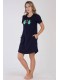 Ночная рубашка женская короткий рукав с карманами Vienetta Secret 490000-1