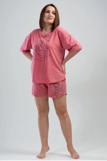 Піжама жіноча шорти футболка короткий рукав Vienetta Secret 430000-5