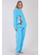 Пижама женская штаны кофта длинный рукав софт Vienetta Secret 560000-4