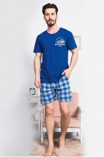 Пижама мужская шорты футболка короткий рукав Gazzaz 503030