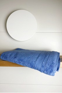 Рушник махровий для ванної 70х140 TAC Softness K Mavi