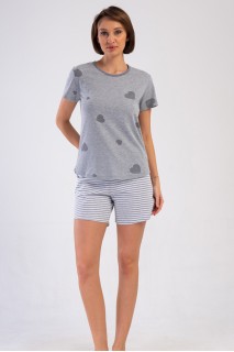 Піжама жіноча шорти футболка короткий рукав Vienetta Secret 596203