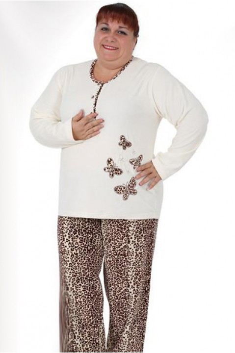 Пижама женская брюки длинный рукав Vienetta Secret 4191